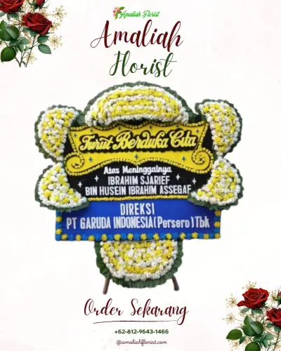 Papan Bunga Duka di Palopat Maria