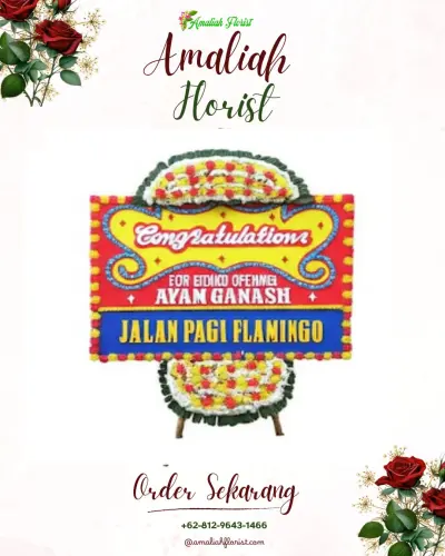 Bunga Papan Congratulation di Palopat Maria
